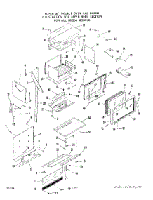 08 - Oven Control Panel parts for Whirlpool Range 1883W0A from AppliancePartsPros.com