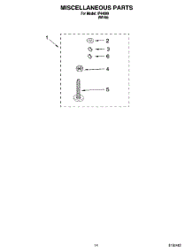10 - Miscellaneous  Parts, Optional Parts (Not Included) parts for Whirlpool Washer IP44000 from AppliancePartsPros.com