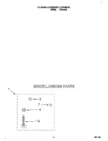 03 - Miscellaneous parts for Whirlpool Washer LSP9245BN1 from AppliancePartsPros.com