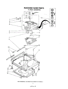 07 - Machine Base parts for Whirlpool Washer LA5430XPW3 from AppliancePartsPros.com