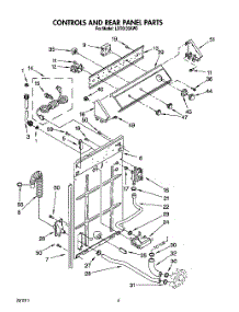 03 - Controls And Rear Panel parts for Whirlpool Washer LBT6133AW0 from AppliancePartsPros.com