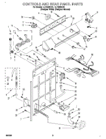 02 - Controls And Rear Panel parts for Whirlpool Washer LLT8233DQ0 from AppliancePartsPros.com