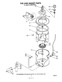 06 - Tub And Basket parts for Whirlpool Washer LA6900XKW2 from AppliancePartsPros.com