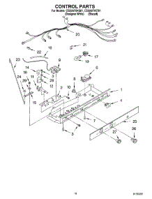 11 - Control parts for Whirlpool Refrigerator CS22AFXKQ01 from AppliancePartsPros.com