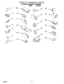 07 - Wiring Harness parts for Whirlpool Washer LSR8244BN1 from AppliancePartsPros.com