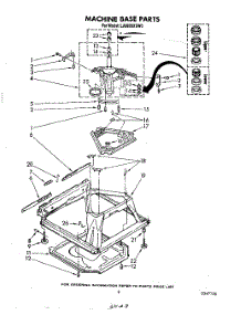 07 - Machine Base parts for Whirlpool Washer LA8800XSW0 from AppliancePartsPros.com