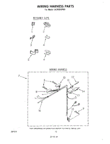 08 - Wiring Harness parts for Whirlpool Washer LA3400XPW1 from AppliancePartsPros.com