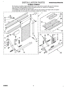 05 - Installation parts for Whirlpool Air Conditioner ACQ254XD1 from AppliancePartsPros.com
