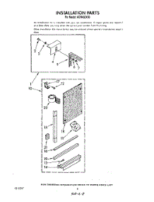 06 - Installation parts for Whirlpool Air Conditioner ACM492XX0 from AppliancePartsPros.com
