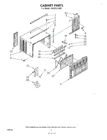 04 - Section parts for Whirlpool Air Conditioner AC0752XM1 from AppliancePartsPros.com
