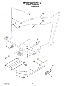 03 - Manifold Parts parts for Whirlpool Range CG11000VDV0 from AppliancePartsPros.com
