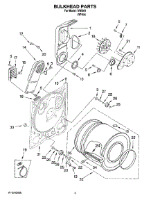 03 - Bulkhead Parts, Optional Parts (Not Included) parts for Whirlpool Dryer IV85001 from AppliancePartsPros.com