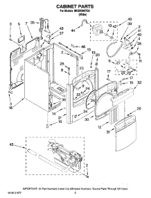 02 - Cabinet Parts parts for Maytag Dryer MGD6300TQ0 from AppliancePartsPros.com