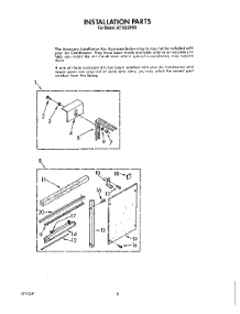 06 - Installation parts for Whirlpool Air Conditioner AC1022XW0 from AppliancePartsPros.com
