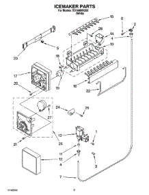 05 - Icemaker Parts parts for Whirlpool Refrigerator IT21AMXRQ02 from AppliancePartsPros.com