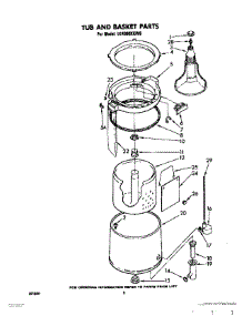 06 - Tub And Basket parts for Whirlpool Washer LC4900XKW0 from AppliancePartsPros.com