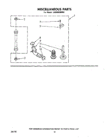 09 - Miscellaneous , Literature And Optional parts for Whirlpool Washer LA6800XMW0 from AppliancePartsPros.com