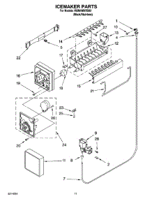 06 - Icemaker Parts parts for Whirlpool Refrigerator IR2MHMXRS02 from AppliancePartsPros.com