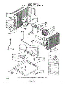 02 - Section parts for Whirlpool Air Conditioner AKFW1140 from AppliancePartsPros.com