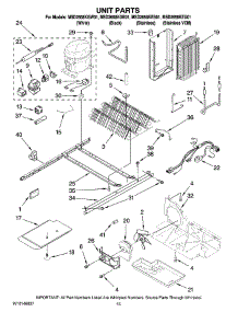09 - Unit Parts parts for Maytag Refrigerator MSD2658KGW01 from AppliancePartsPros.com