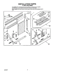 05 - Installation parts for Whirlpool Air Conditioner BHAC1400BS0 from AppliancePartsPros.com