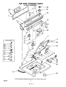 04 - Top And Console parts for Whirlpool Washer LA6800XKW3 from AppliancePartsPros.com