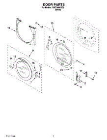 04 - Door Parts, Optional Parts (Not Included) parts for Maytag Dryer YMED9600SQ0 from AppliancePartsPros.com