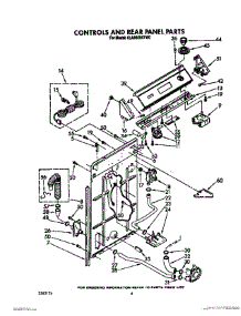 03 - Controls And Rear Panel parts for Whirlpool Washer 6LA9320XTW0 from AppliancePartsPros.com