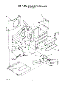 03 - Airflow And Control parts for Whirlpool Air Conditioner R1211 from AppliancePartsPros.com
