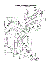 03 - Controls And Rear Panel parts for Whirlpool Washer LA6100XSW0 from AppliancePartsPros.com