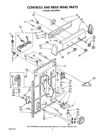 03 - Controls And Rear Panel parts for Whirlpool Washer AX5133VG0 from AppliancePartsPros.com
