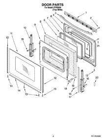 05 - Door Parts, Optional Parts (Not Included) parts for Whirlpool Range IRP85804 from AppliancePartsPros.com