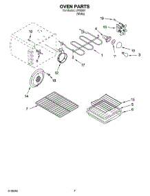 05 - Oven Parts parts for Whirlpool Range IJP89801 from AppliancePartsPros.com