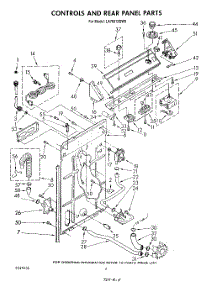 03 - Controls And Rear Panel parts for Whirlpool Washer LA7681XSW0 from AppliancePartsPros.com