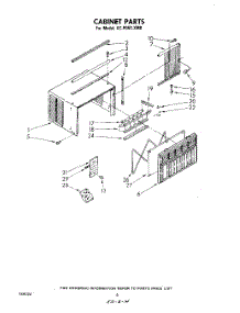 04 - Cabinet Parts parts for Whirlpool Air Conditioner ACP052XM0 from AppliancePartsPros.com
