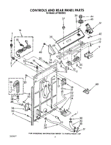 03 - Controls And Rear Panel parts for Whirlpool Washer LA7780XSW2 from AppliancePartsPros.com