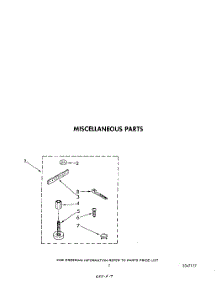 05 - Miscellaneous parts for Whirlpool Washer LA6100XSW1 from AppliancePartsPros.com