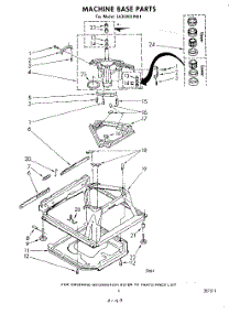 07 - Machine Base parts for Whirlpool Washer LA3400XPW1 from AppliancePartsPros.com