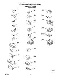 06 - Wiring Harness parts for Whirlpool Washer 6LSP8255BQ3 from AppliancePartsPros.com