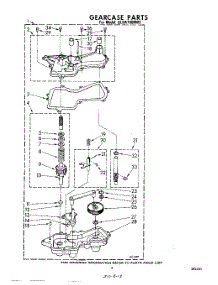 08 - Gearcase parts for Whirlpool Washer GLHA7900W2 from AppliancePartsPros.com