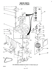 04 - Drive parts for Whirlpool Washer LHA5600W2 from AppliancePartsPros.com