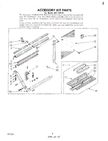 05 - Accessory Kit parts for Whirlpool Air Conditioner AHF18041 from AppliancePartsPros.com
