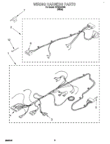 07 - Wiring Harness parts for Whirlpool Washer CCW5243W0 from AppliancePartsPros.com