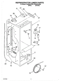 02 - Refrigerator Liner parts for Whirlpool Refrigerator CS22AEXHN02 from AppliancePartsPros.com