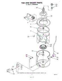 06 - Tub And Basket parts for Whirlpool Washer LA7000XKW2 from AppliancePartsPros.com