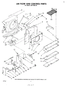 04 - Air Flow And Control parts for Whirlpool Air Conditioner AHFH0820 from AppliancePartsPros.com