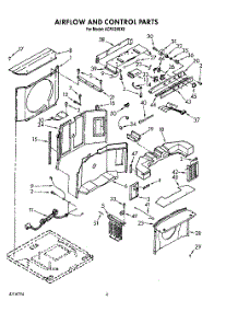 02 - Airflow And Control parts for Whirlpool Air Conditioner ACR124XX0 from AppliancePartsPros.com