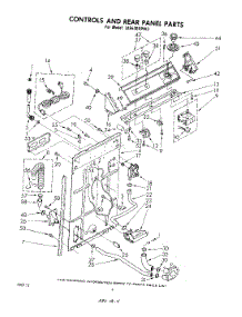 03 - Controls And Rear Panel parts for Whirlpool Washer LA5530XPW3 from AppliancePartsPros.com