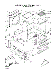 03 - Air Flow And Control parts for Whirlpool Air Conditioner BPAC2400AS0 from AppliancePartsPros.com