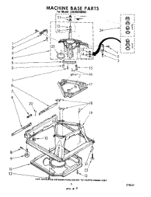 07 - Machine Base parts for Whirlpool Washer LA5400XMW2 from AppliancePartsPros.com